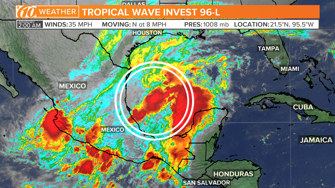 Disturbance has a 40-percent chance of development in the Gulf | wtsp.com