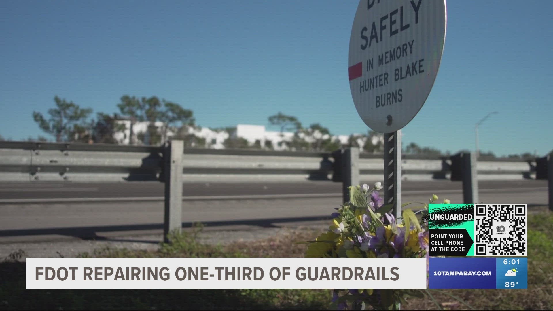 FDOT says one-third of guardrails in Florida will be repaired or replaced by December.