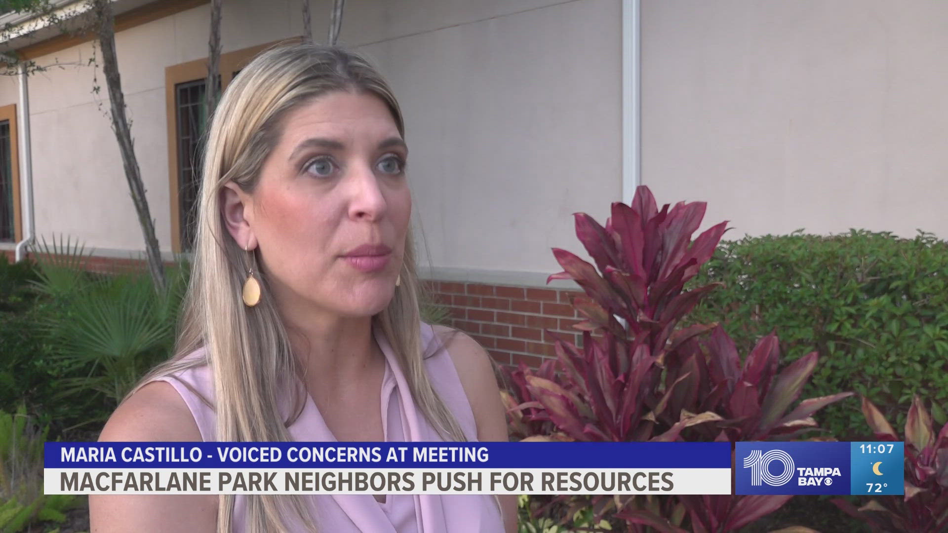 MacFarlane Park residents say they're struggling to secure resources while Tampa continues to fund other projects throughout the city.
