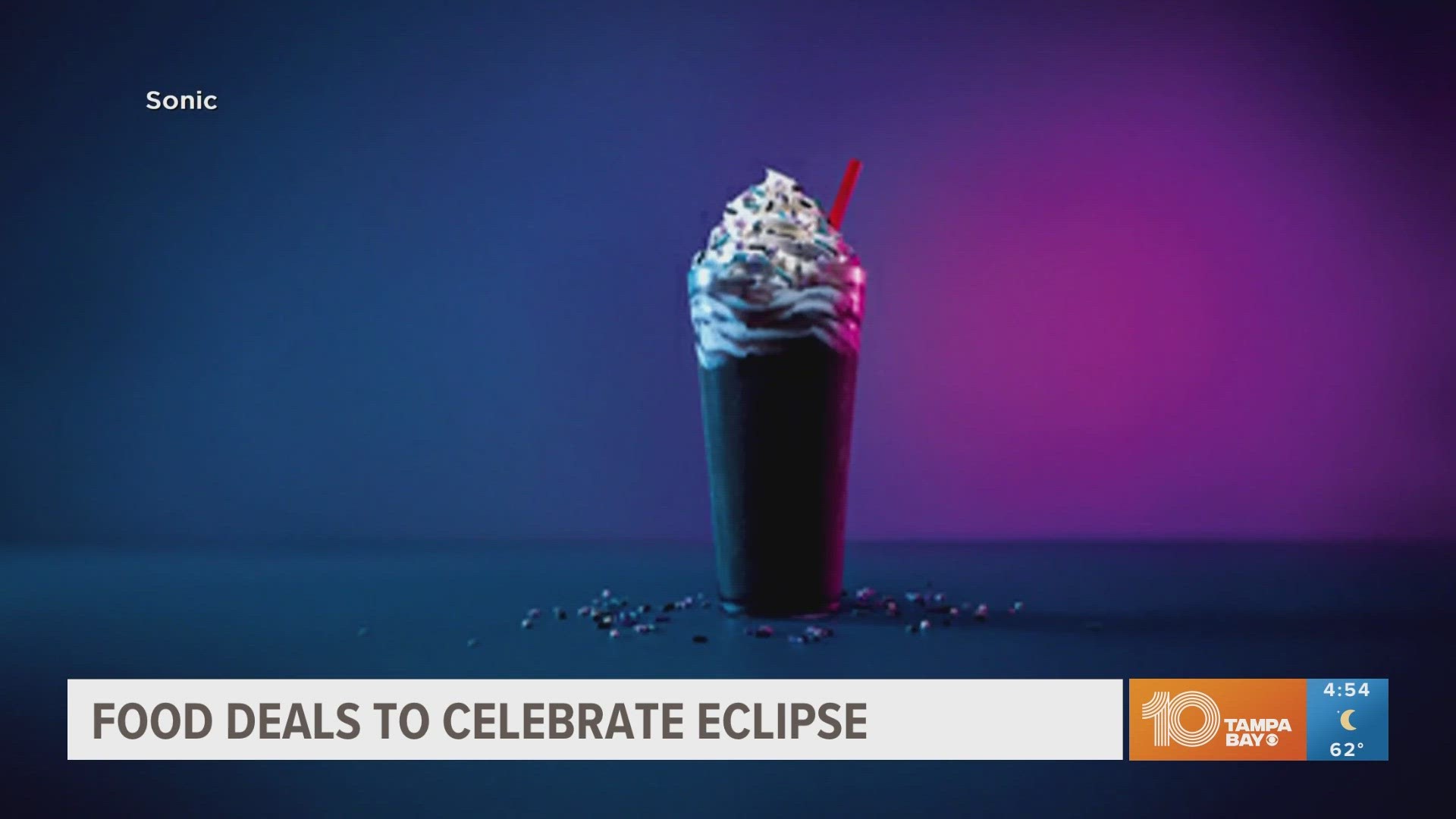 Companies like Krispy Kreme, Sonic and Sun Chips are rolling out special eclipse products.