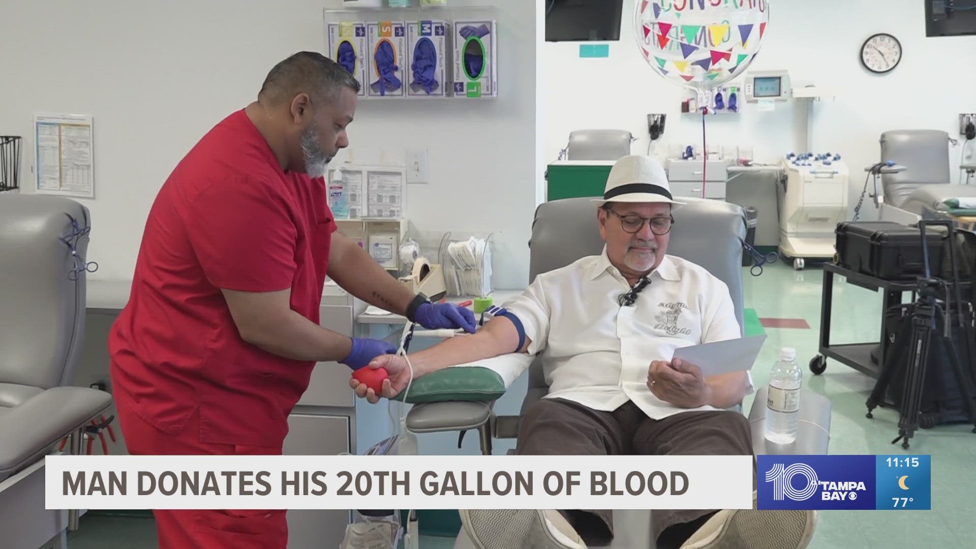Over the last 47 years, Mario Nuñez has consistently donated blood. Now, he has reached a major milestone.