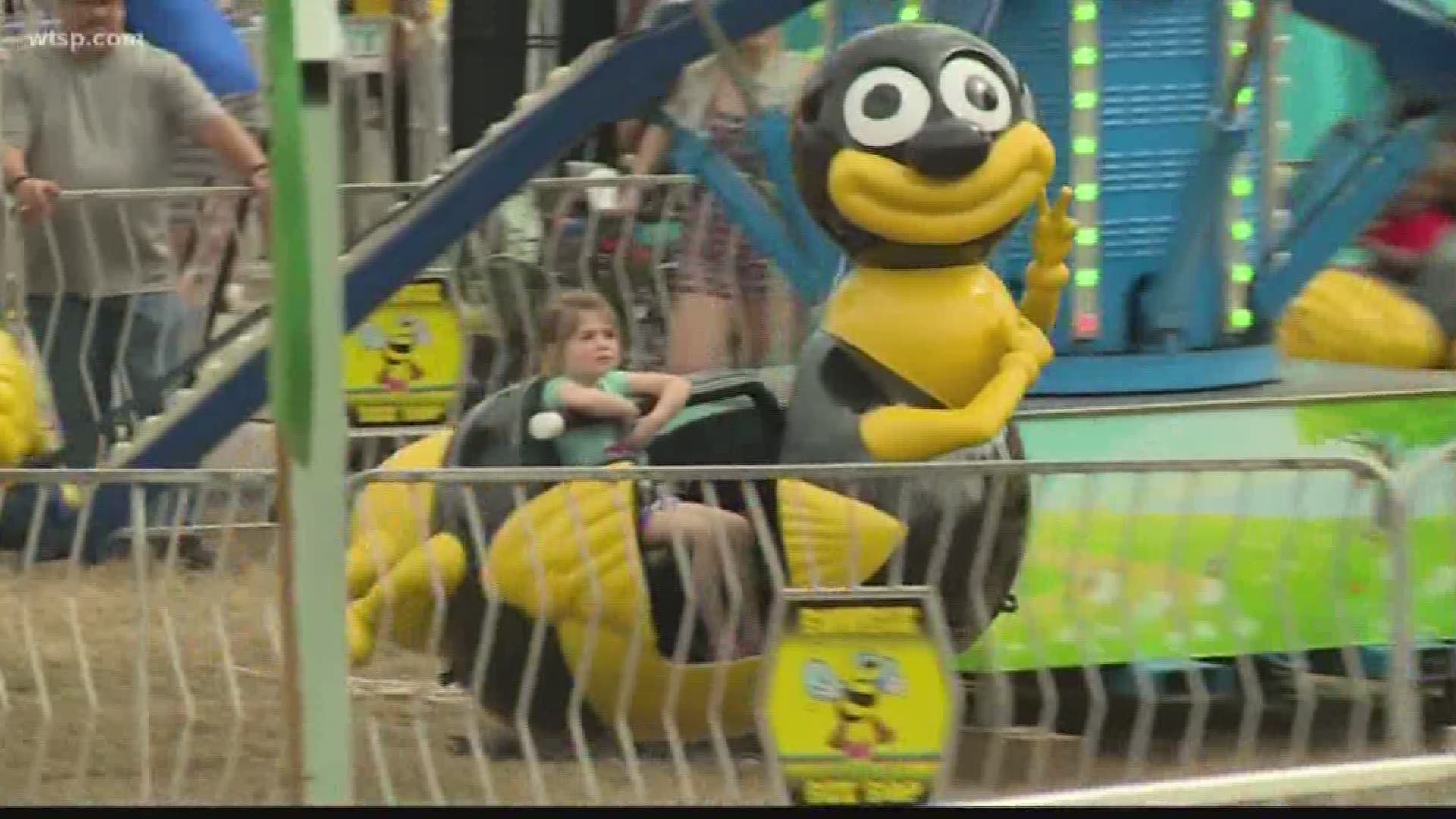 As the fair's first weekend comes to an end, the sheriff's office says crime is down from last year.