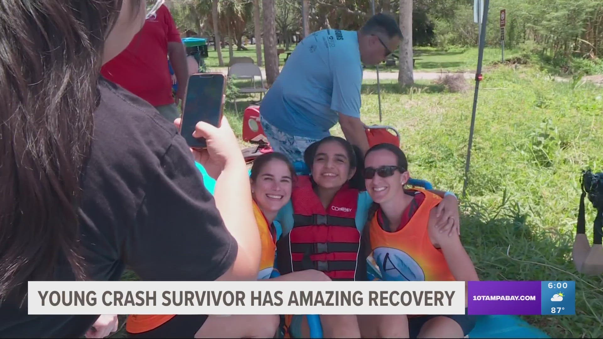 Jasmine Cervantes-Garcia was able to hit the lake with the help of Landon's Legacy.