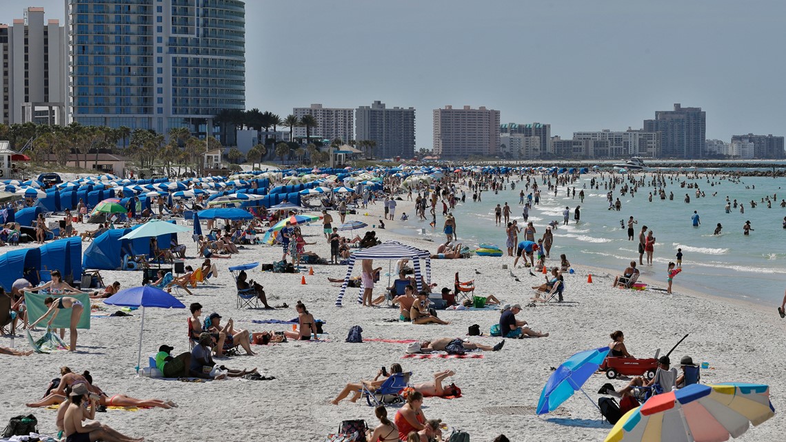 COVID-19 concerns rise as Tampa Bay is top U.S. destination for