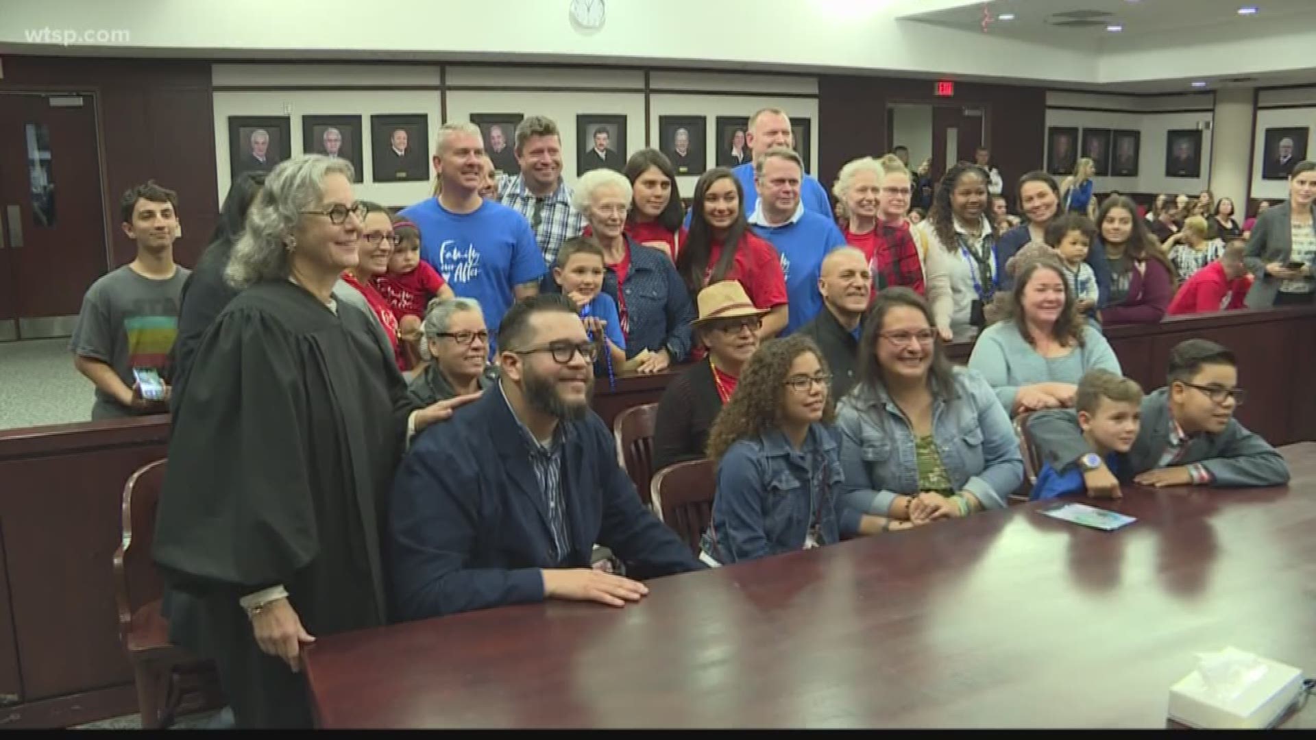 It was part of Hillsborough County's National Adoption Day. November is National Adoption Month.