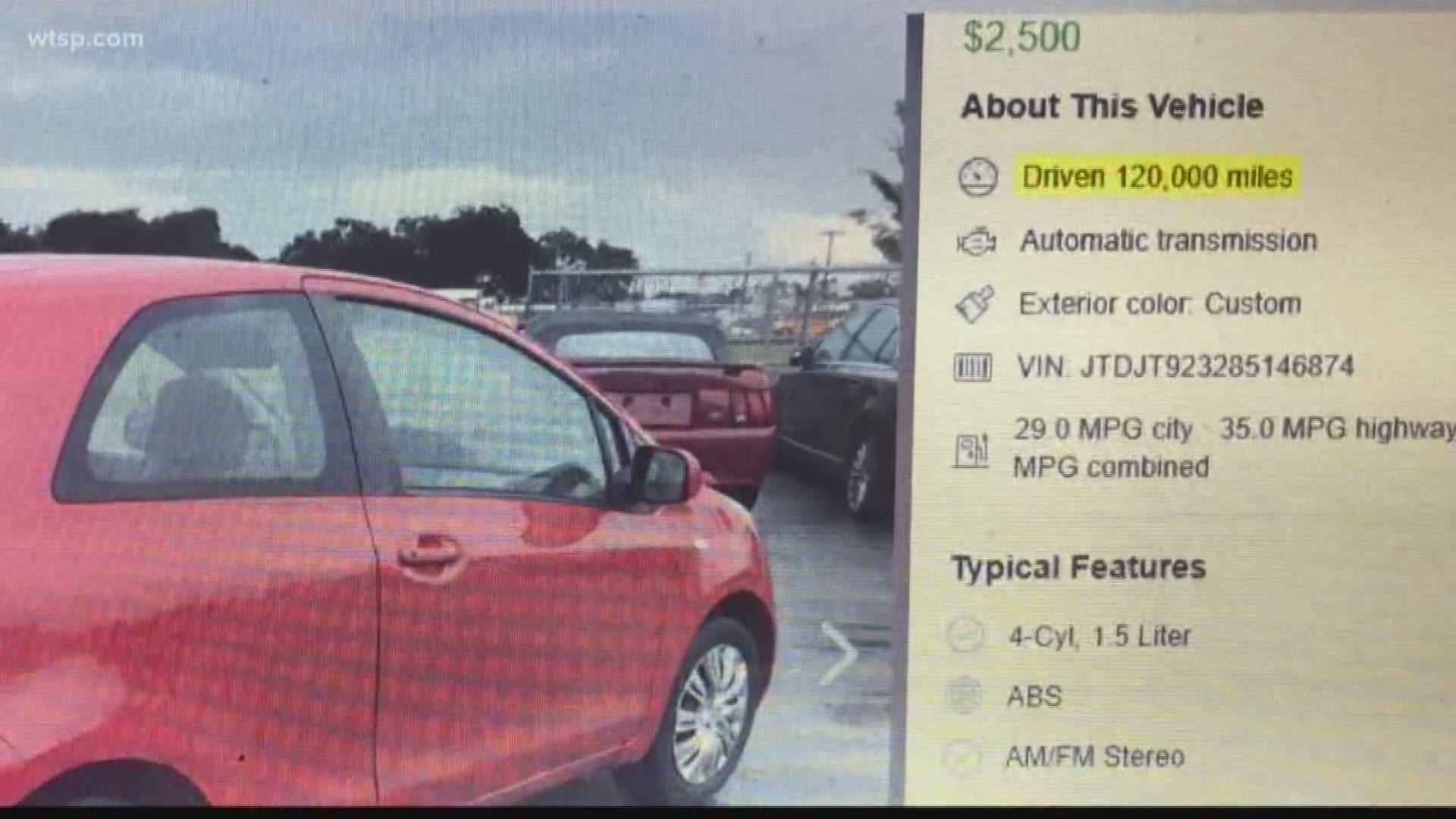 A Riverview woman says she got a raw deal after buying a car she found on Facebook marketplace.