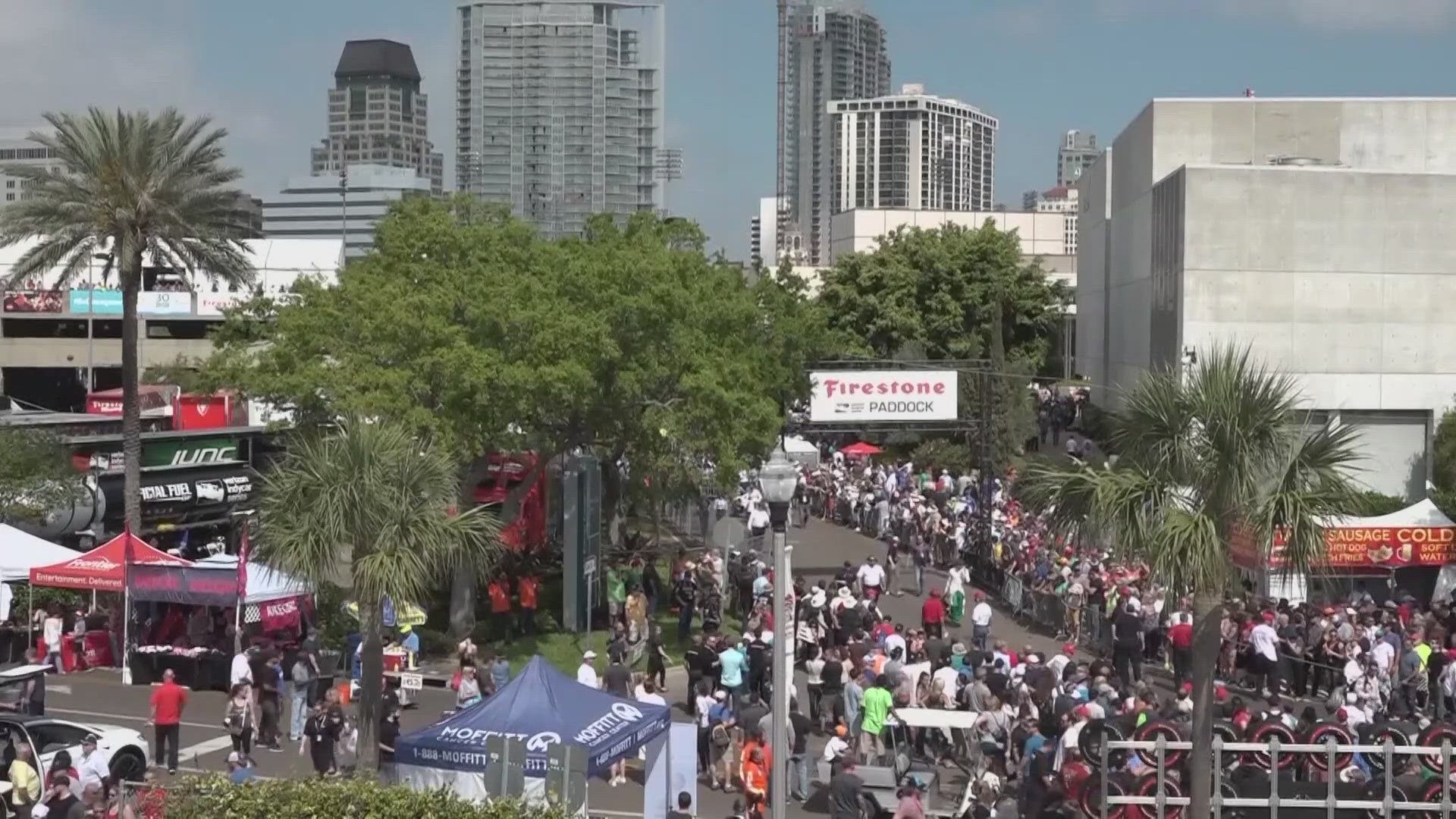 The event runs from Friday through Sunday and is expected to draw many people to downtown St. Pete. 