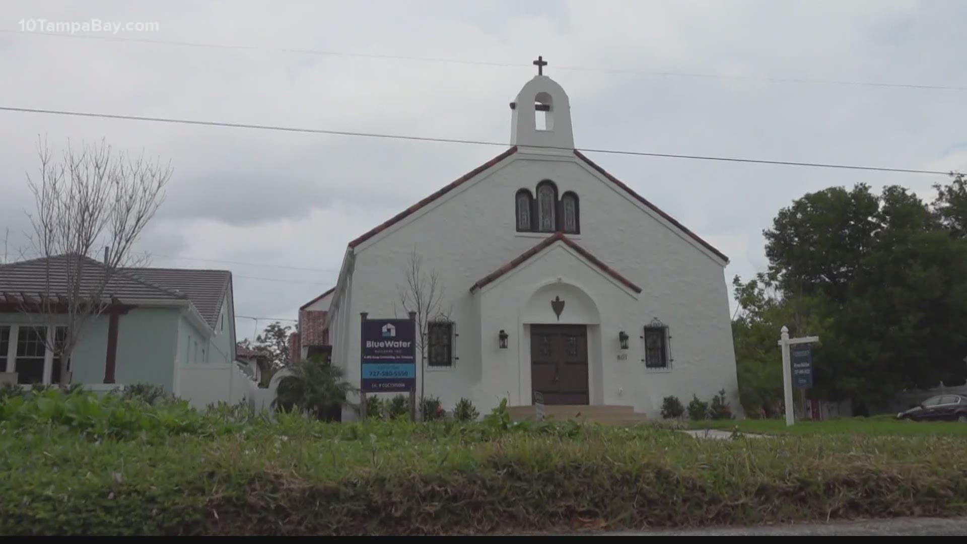 The St. Pete church is on the market after neighbors saved it from demolition.