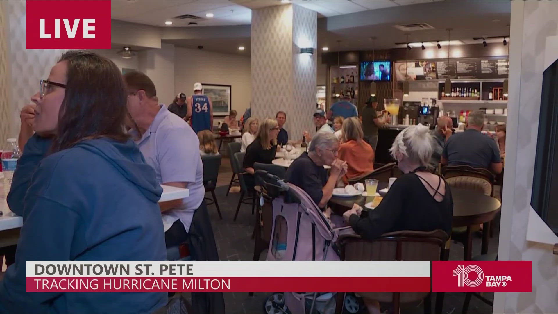 Hurricane Milton has slightly weakened to a Category 3 storm as it approaches Florida's Gulf Coast, the National Hurricane Center said.