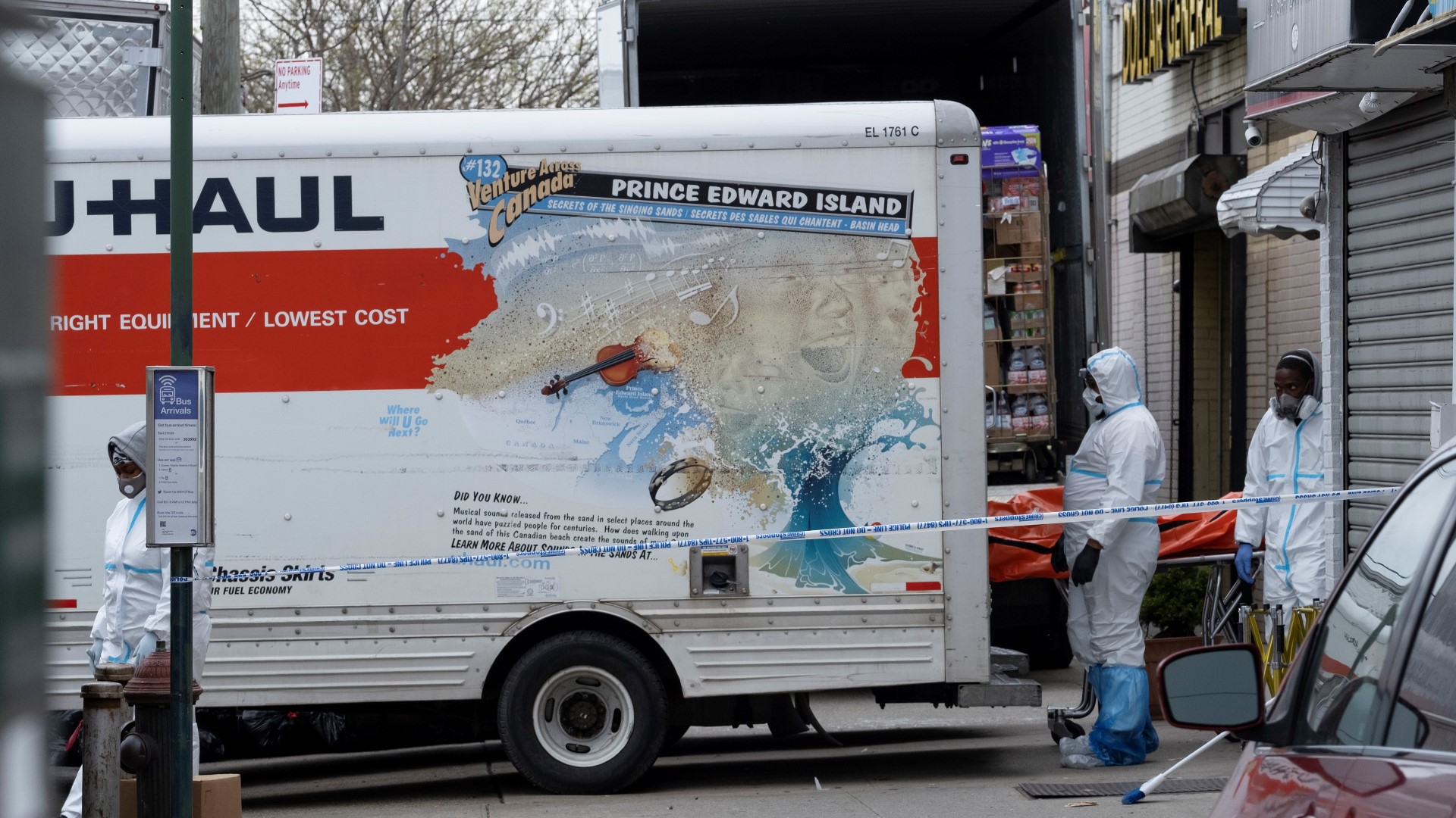 100 bodies found in UHaul trucks outside Brooklyn funeral home