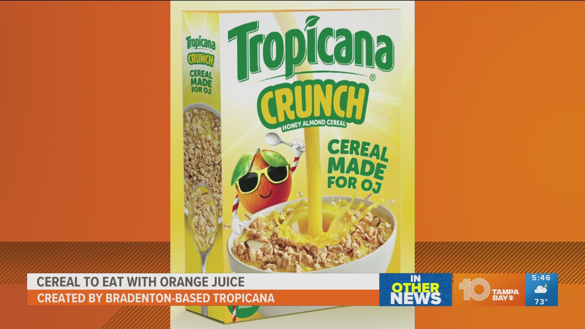The company says it's a granola-based cereal that won't go soggy.