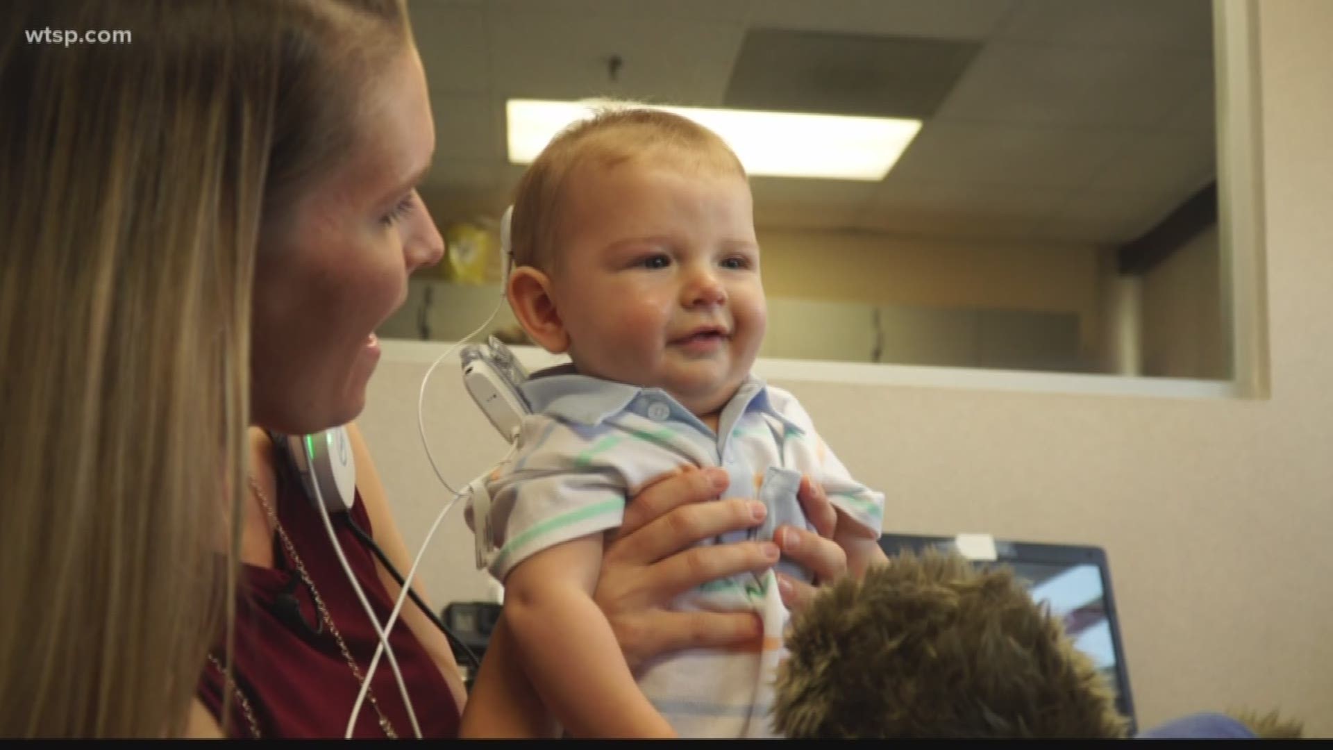 His parents worried he might never hear their voices, but a Florida doctor made it possible