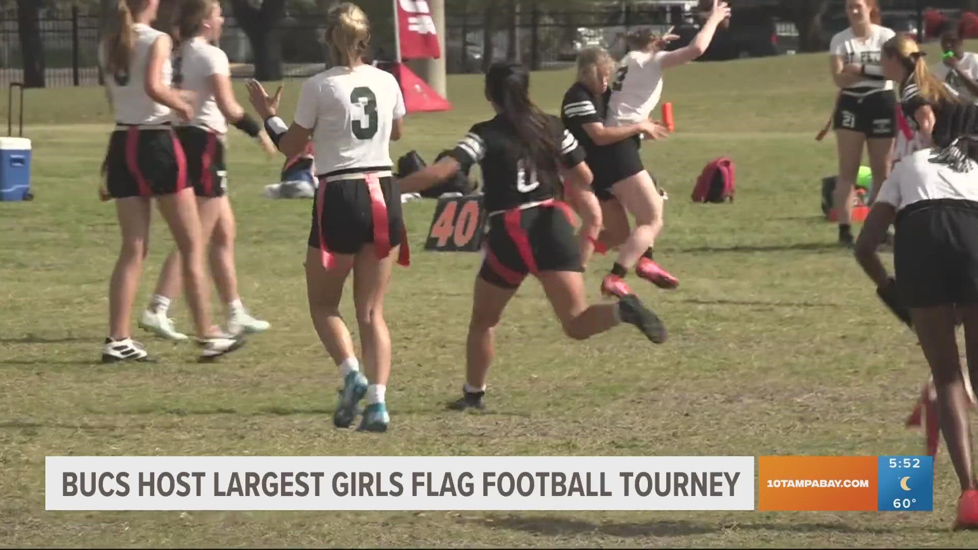 Buccaneers to host largest girls flag football tournament in the U.S.