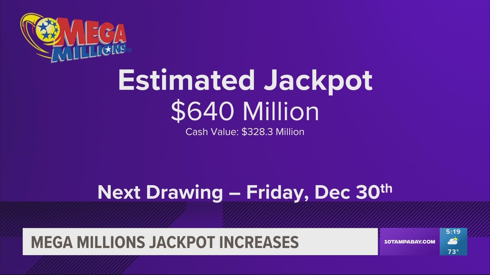 Florida Lottery announces 1M Mega Millions winner