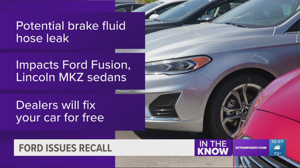 Ford recalls 1.5M vehicles to fix brake hoses, wiper arms