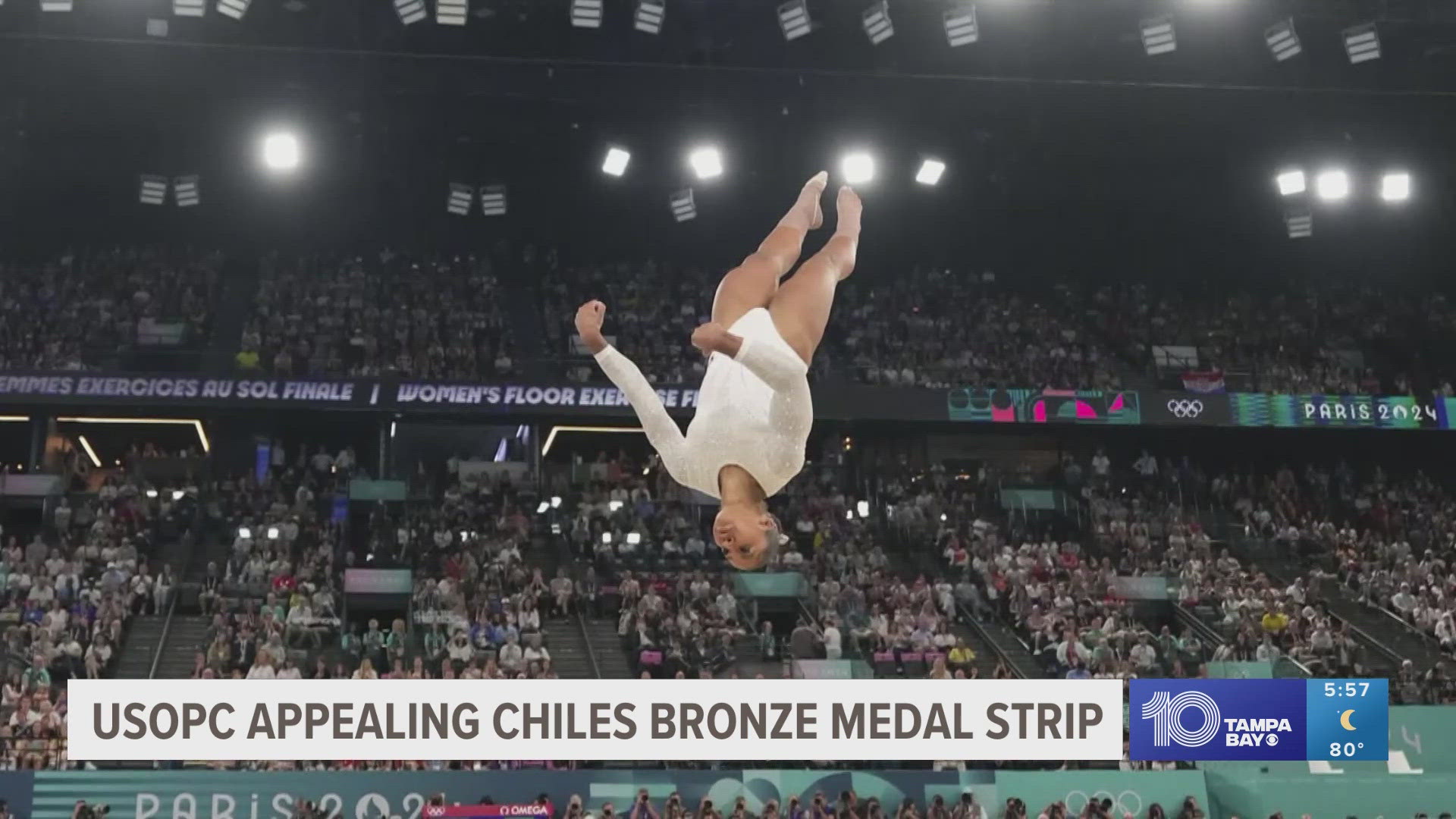 U.S. Olympic officials say they will appeal a court ruling that resulted in American gymnast Jordan Chiles being asked to return the bronze medal she won.