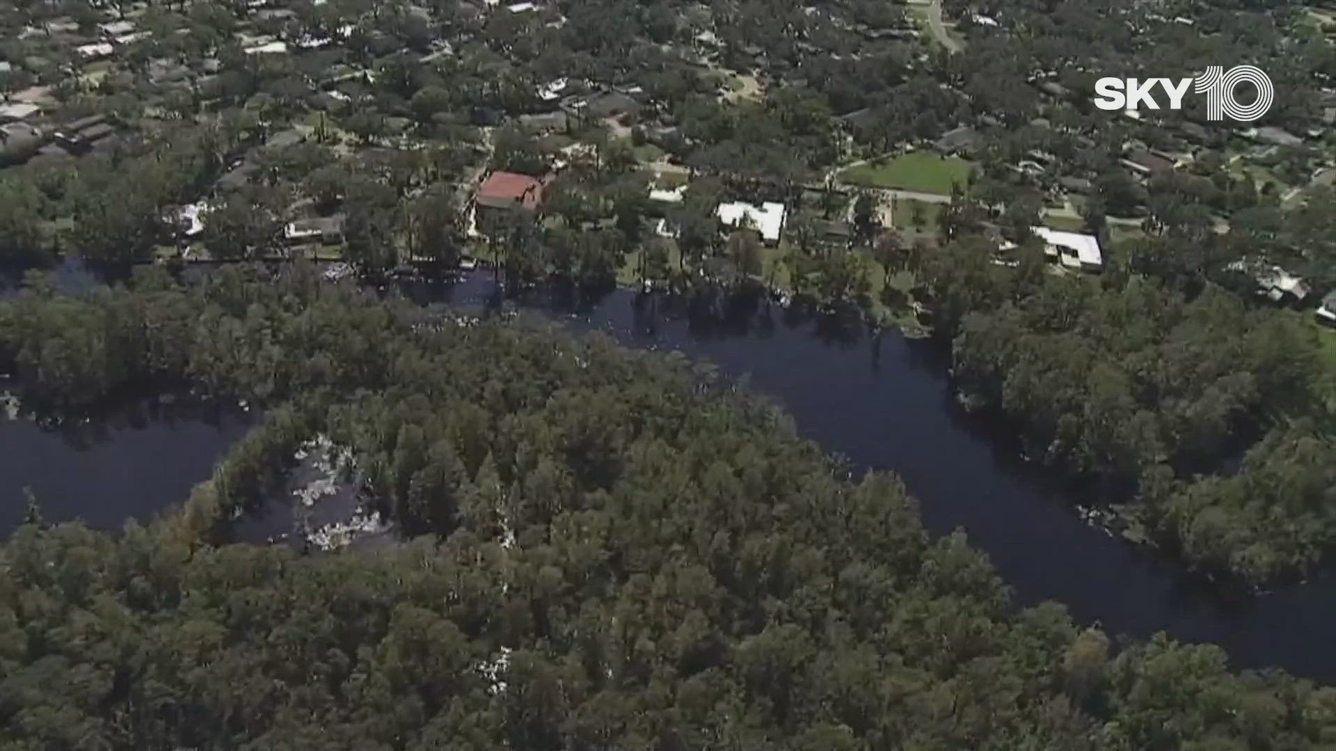 Around 30% of TECO customers in the region still don't have power. River levels continue to be at flood stage after the hurricane.