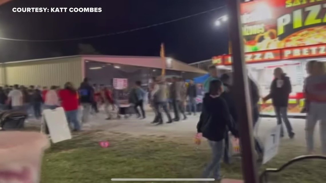 VIDEO: Crowd leaving after 1 person shot at DeSoto County Fair