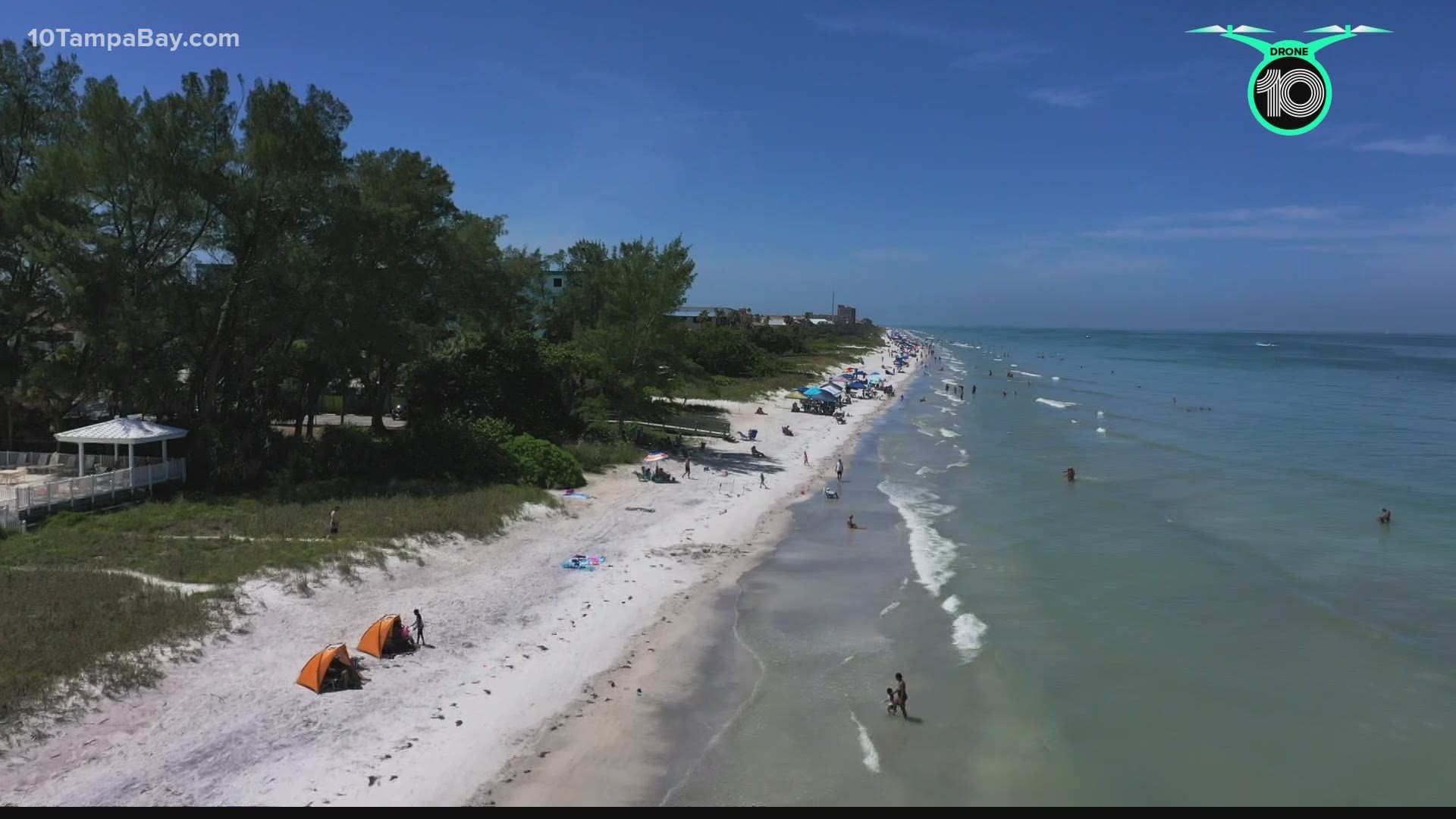 Coastal engineers with Pinellas County determined about half of the beach at Indian Rocks was washed away by Hurricane Elsa.