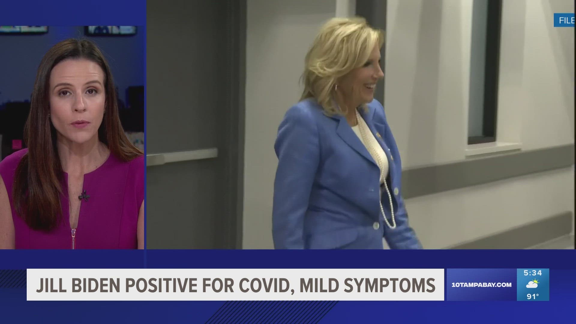 First Lady Jill Biden Tests Positive For COVID-19 | Wtsp.com