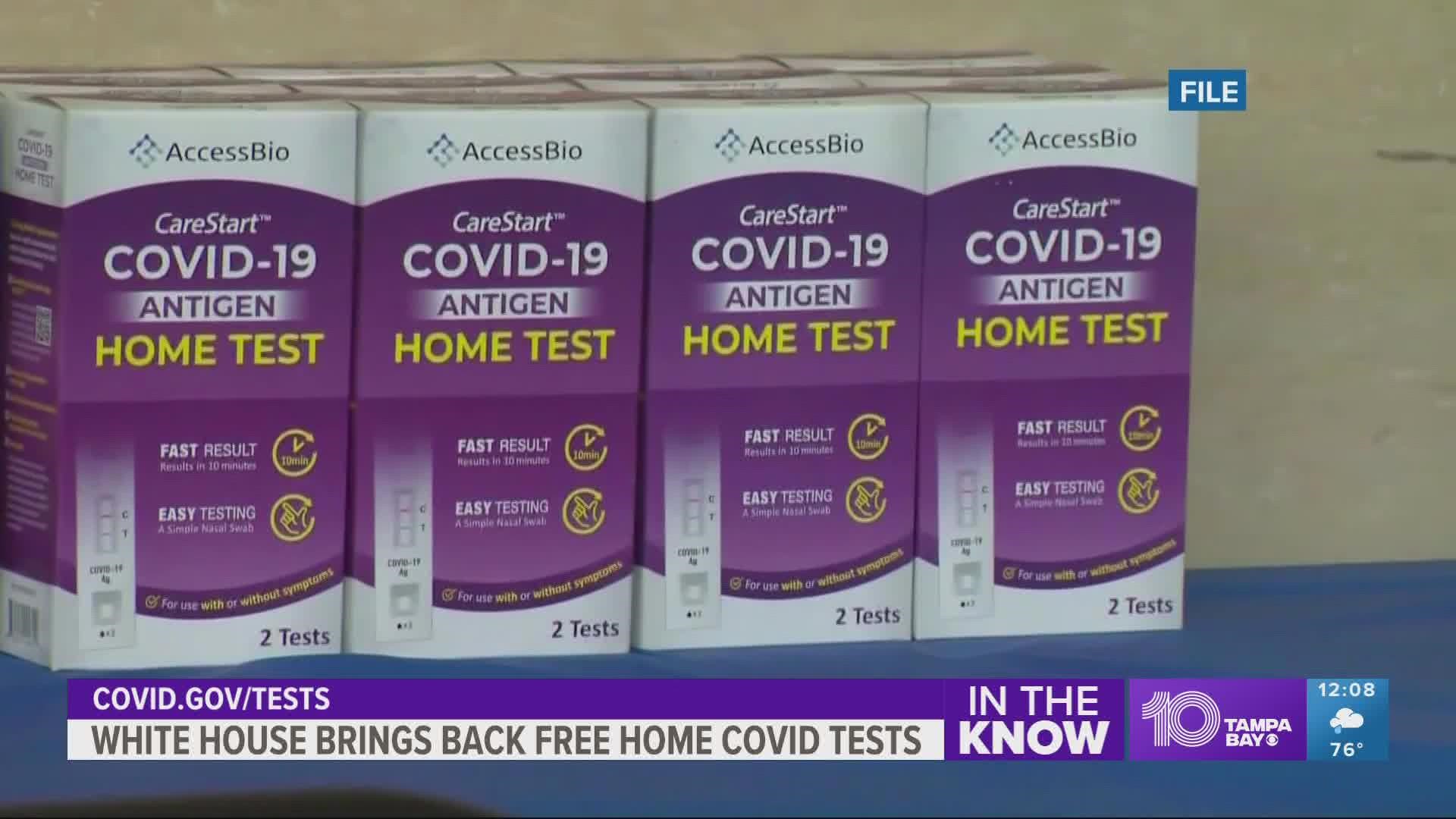 How you can order 4 more free athome COVID tests this winter