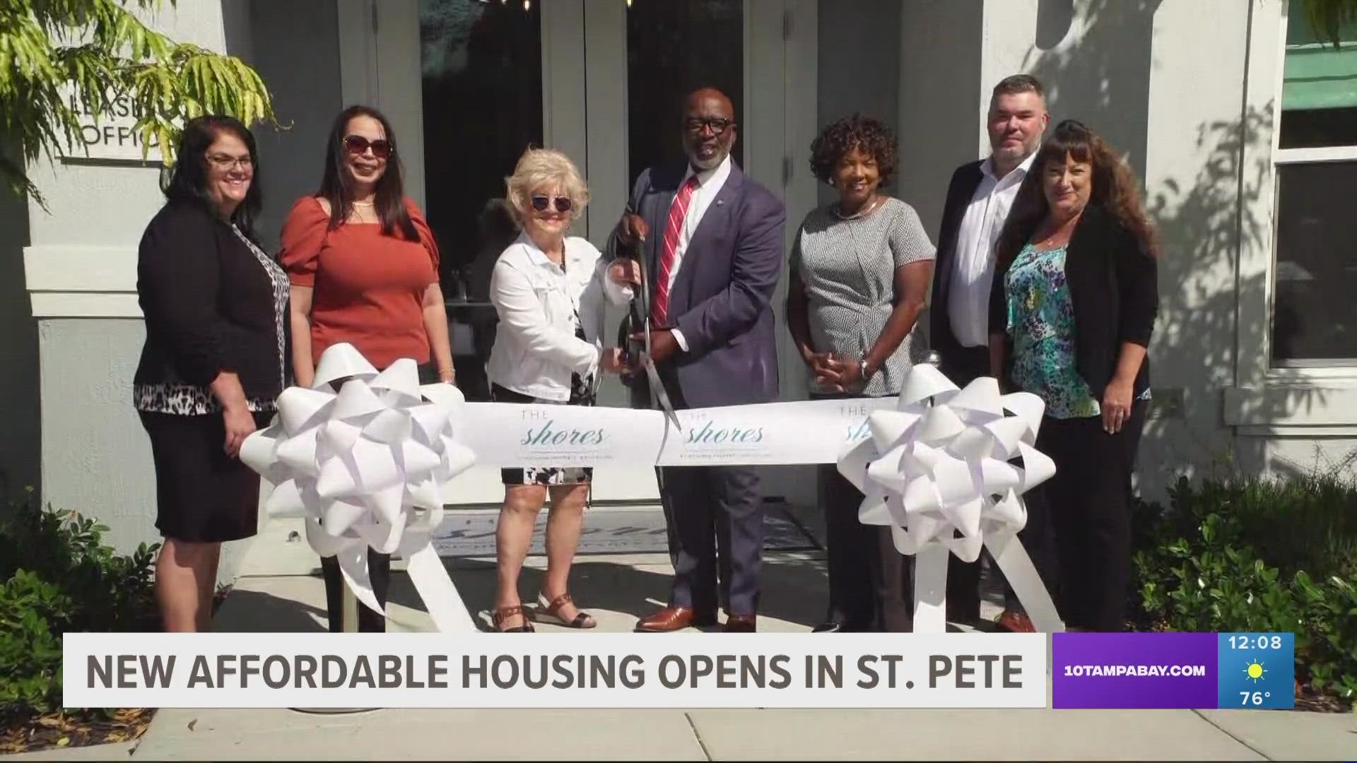 St. Pete leaders said this is a step in the right direction to provide more affordable housing options.