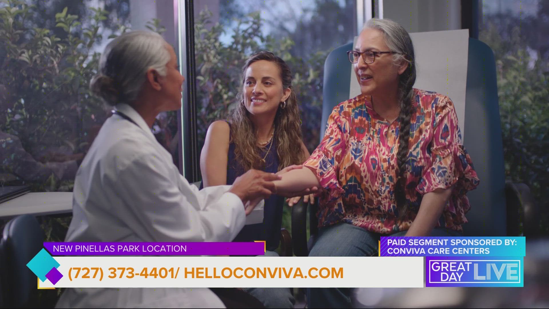 Paid segment sponsored by Conviva Care Centers; Conviva is a doctor’s office made for seniors. Check them out at www.helloconviva.com or call 727-373-4401.