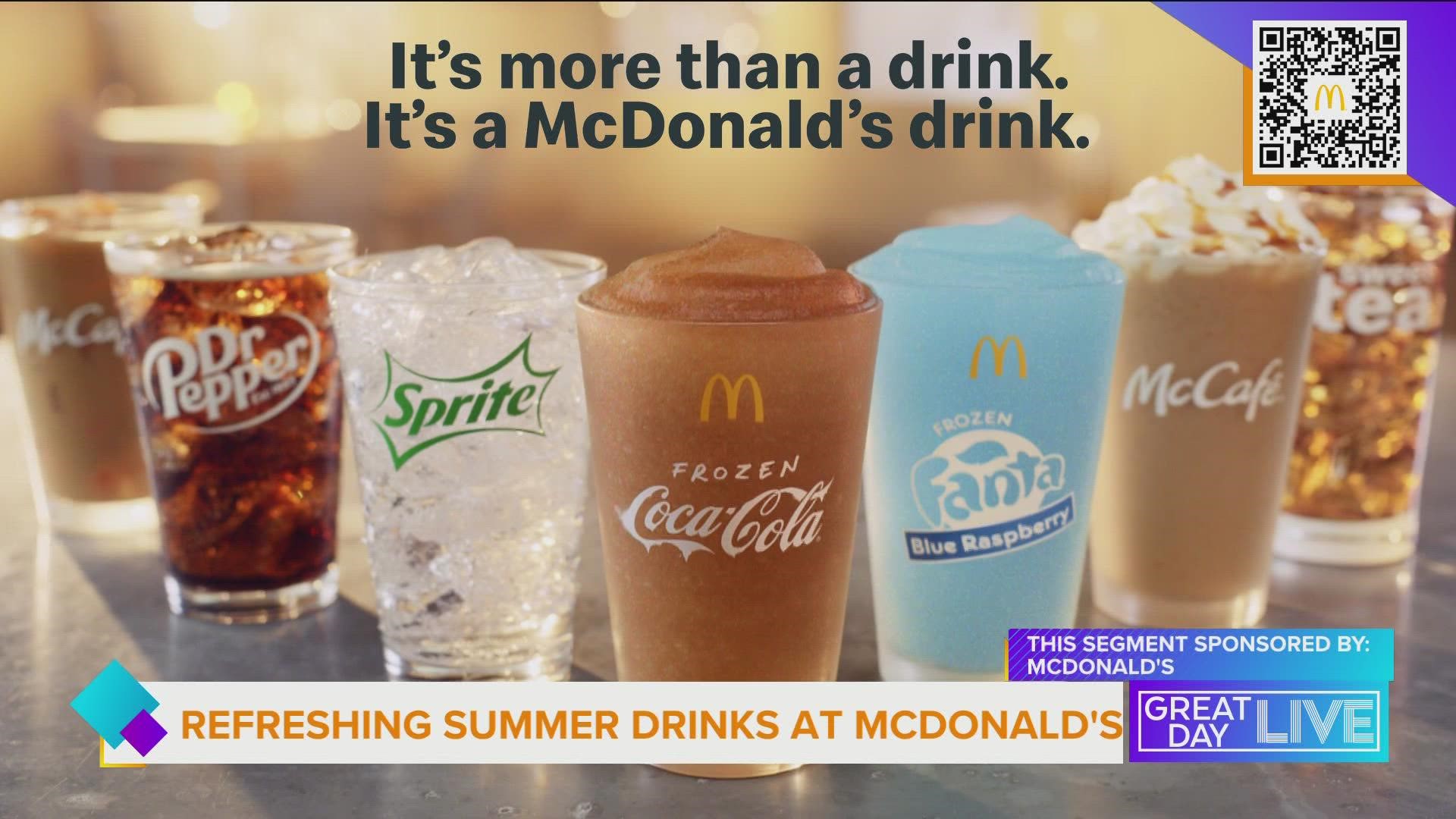 McDonald’s Summer Drinks will help cool you down