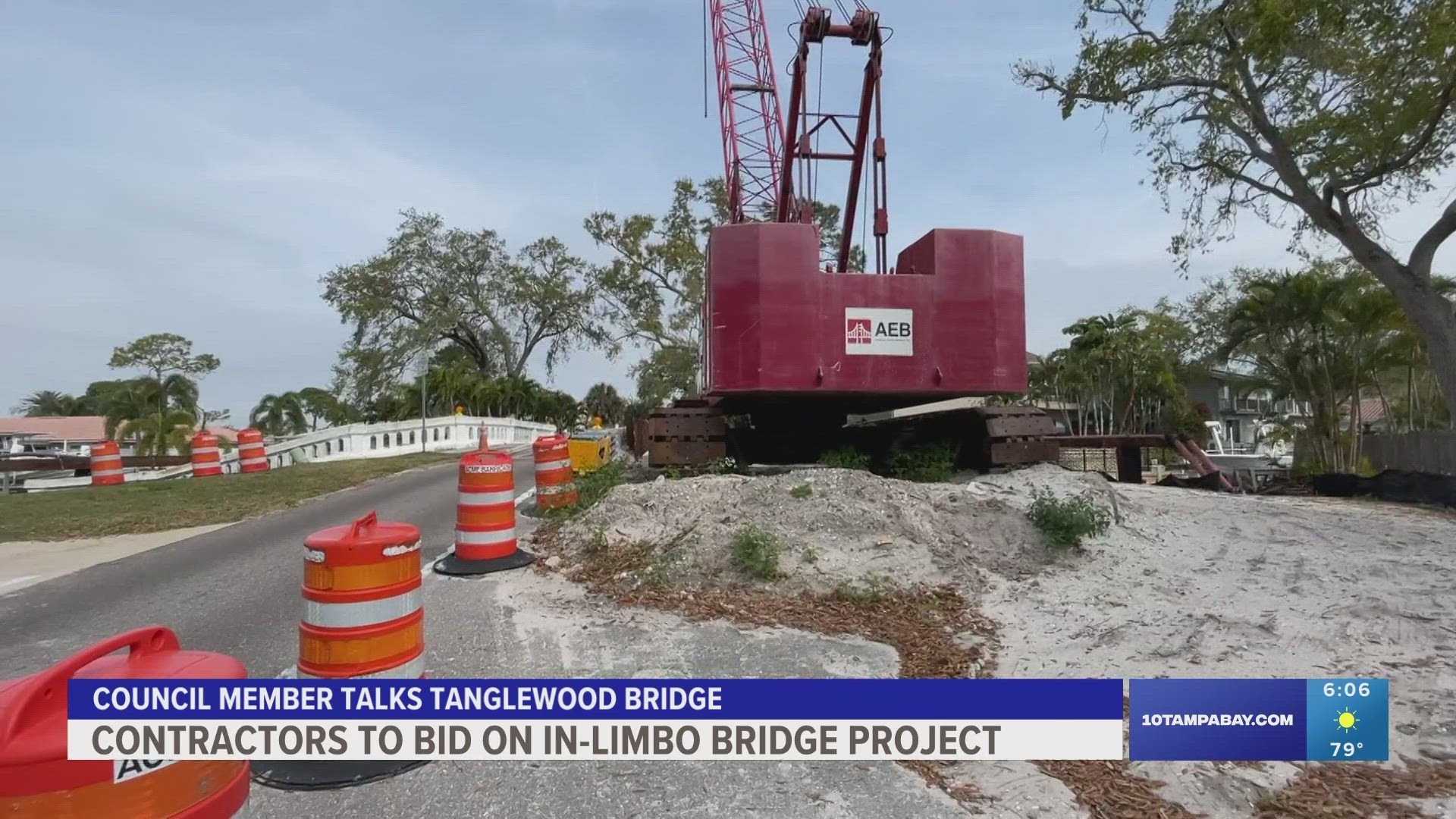 The project to replace the Bayou Grande Boulevard bridge has seen frequent delays and is causing some frustration for neighbors who haven’t seen much progress.