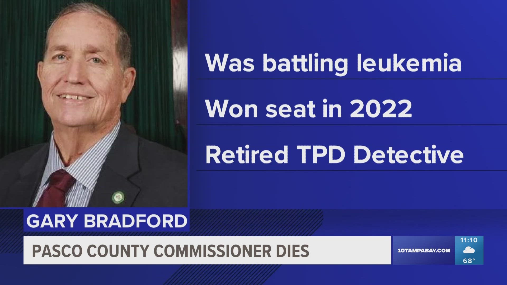 He was diagnosed with leukemia months after he became commissioner in 2022.