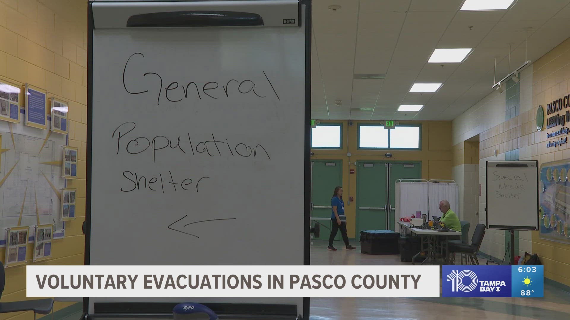 Tampa Bay-area communities are ordering evacuations and opening shelters ahead of Tropical Depression Debby.