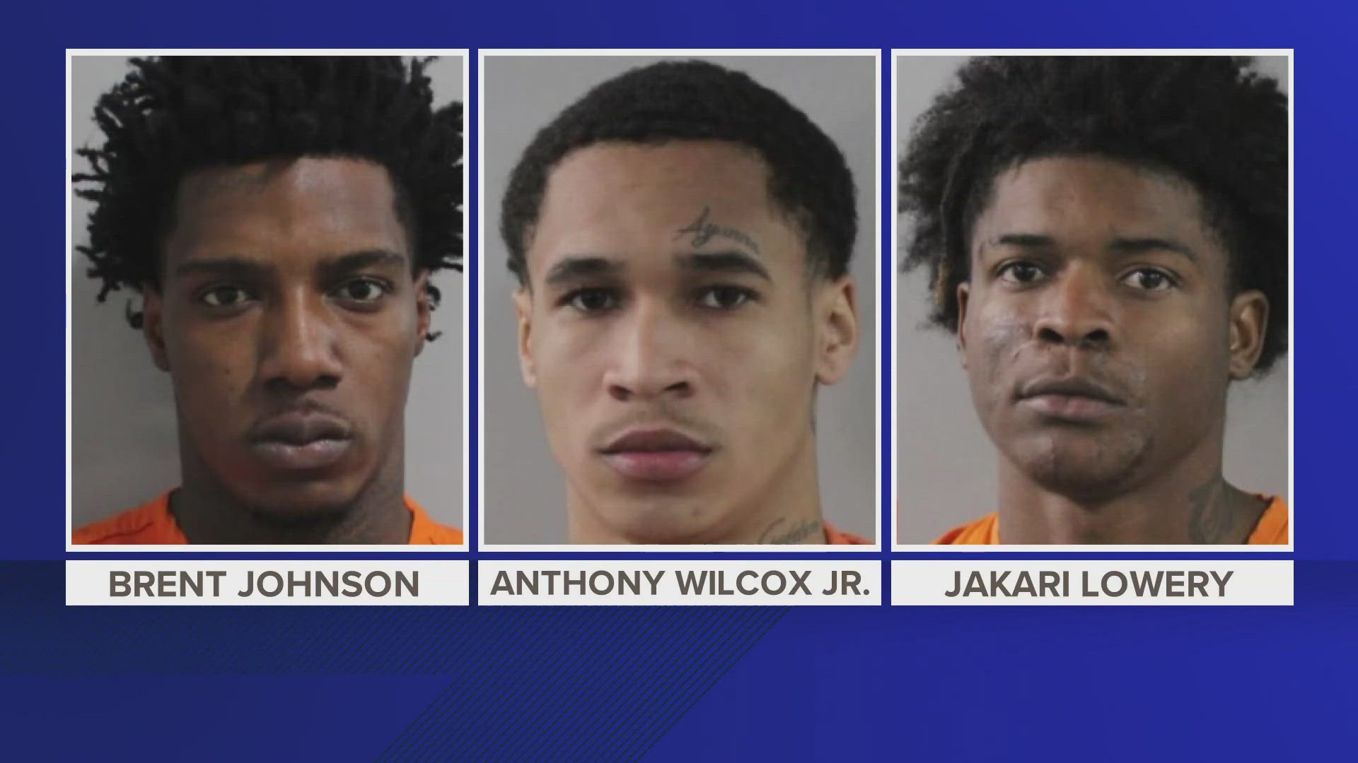 The four suspects were allegedly involved in an armed robbery at a park during a memorial service, according to Polk County deputies.