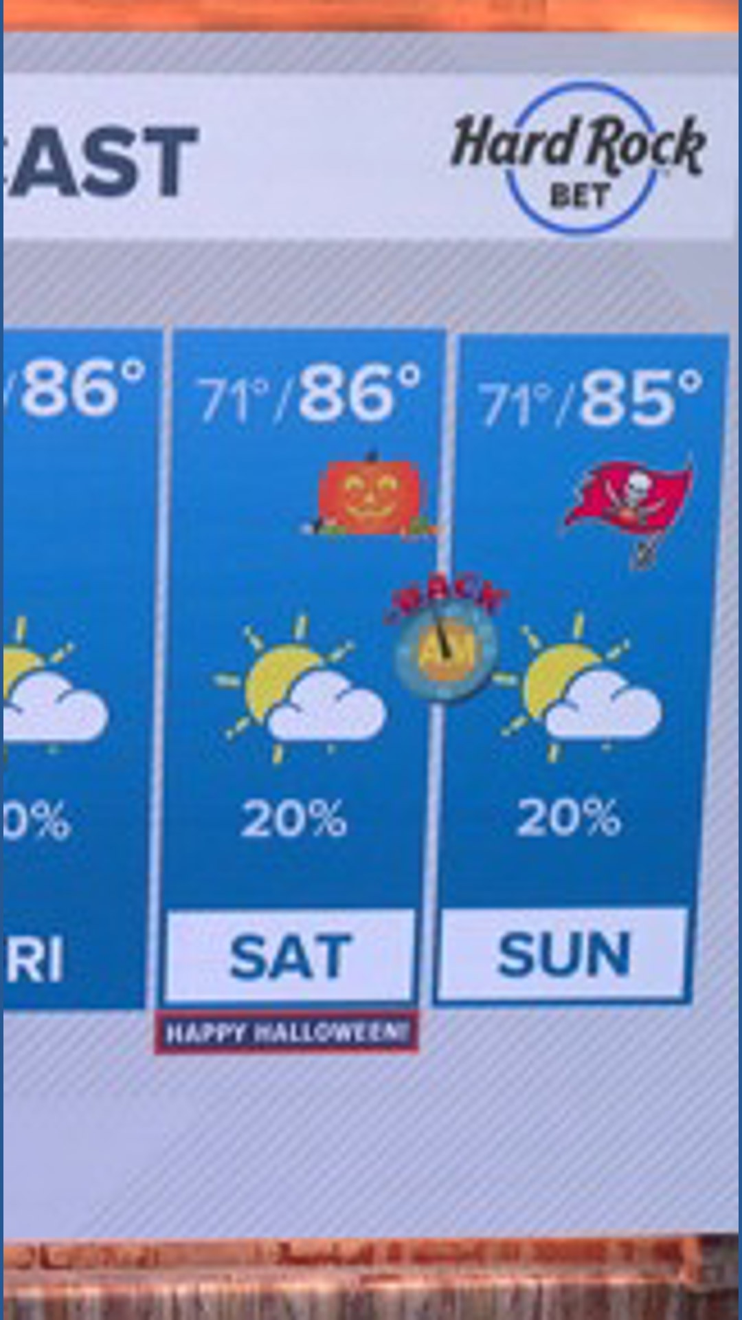 Waether Maps 10 Weather: Monday evening forecast, Tampa Bay area; Oct. 26, 2026 ...