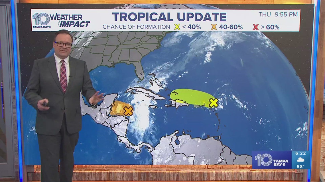 Tracking The Tropics: Still Monitoring 2 Disturbances But No Threat To ...