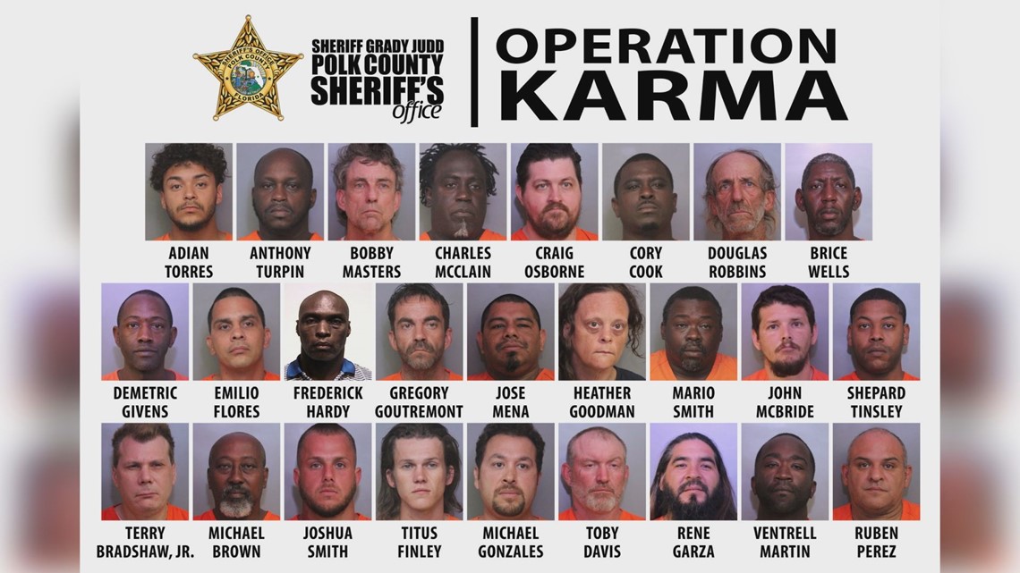26 people arrested in Polk County for failing to register as sex