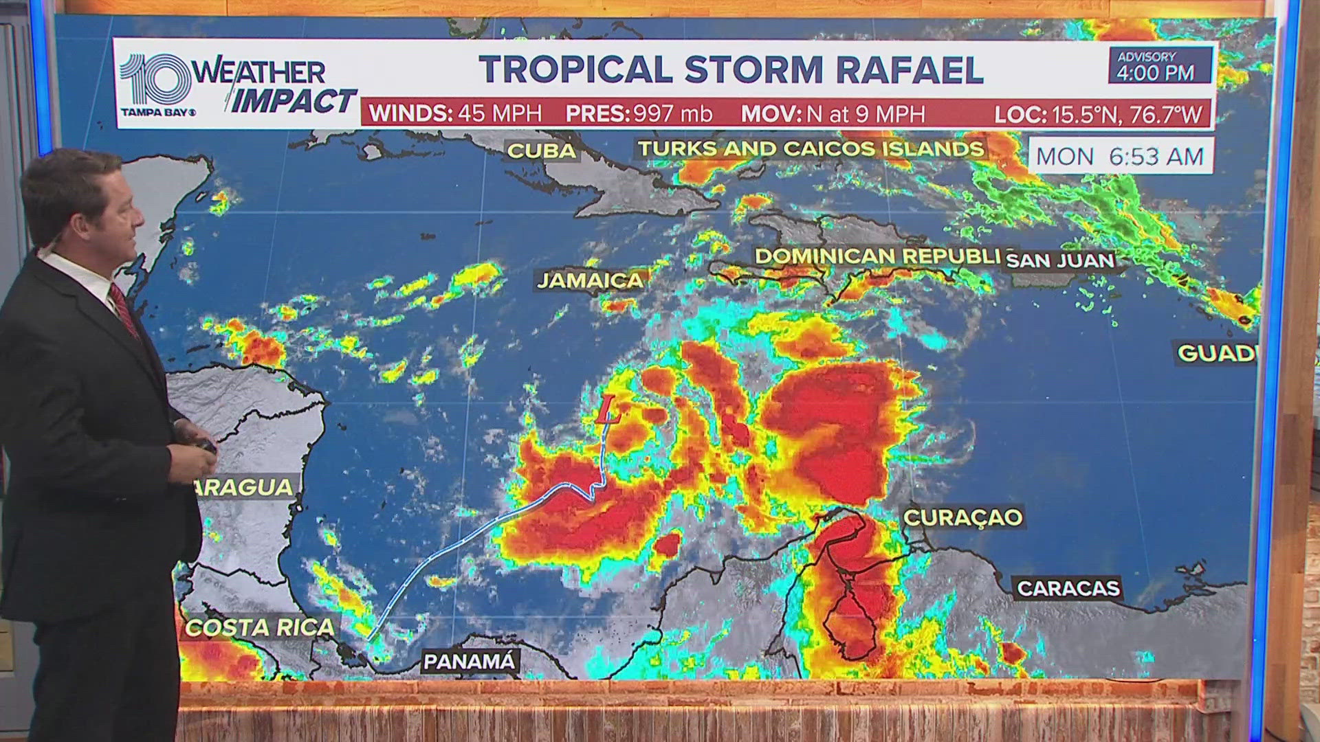 Tracking The Tropics: Tropical Storm Rafael Forms In The Caribbean ...