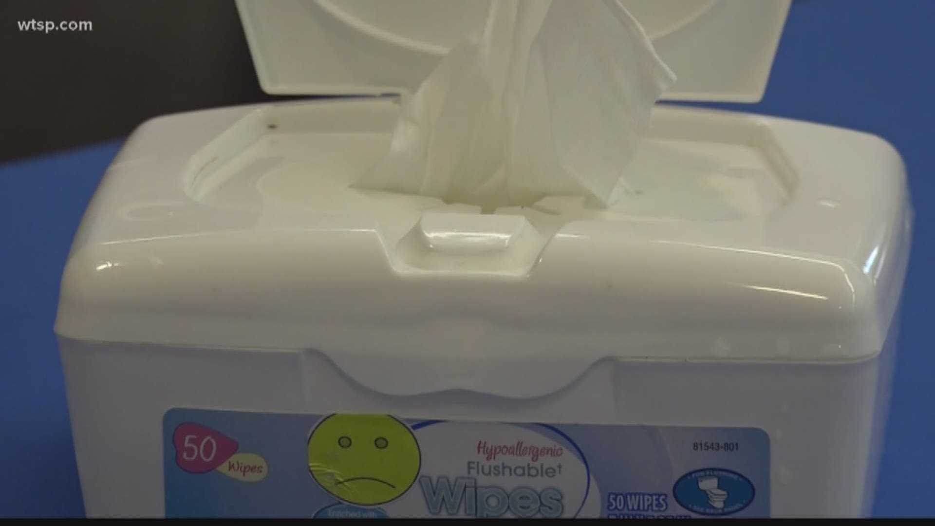 You'll want to think twice before you flush those wipes. https://on.wtsp.com/2kJMXqK