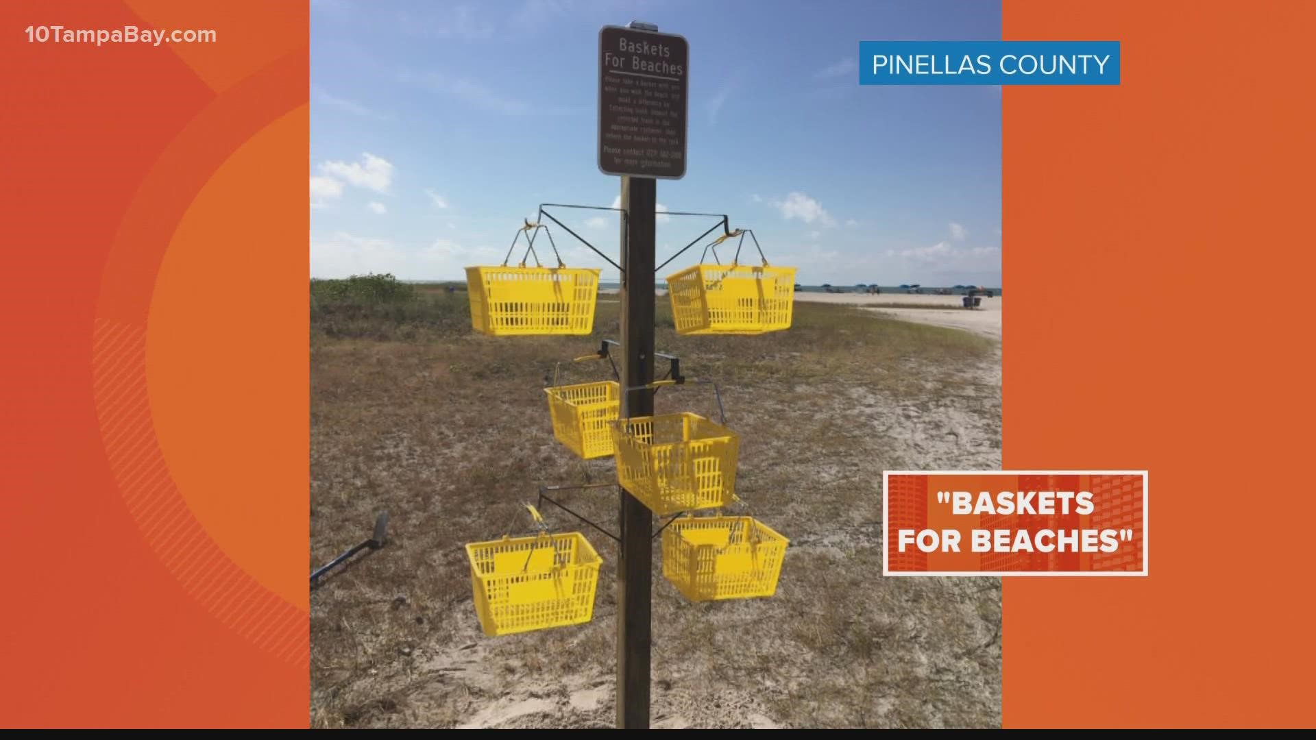 It's an easy way for beachgoers to lend a helping hand to keep our beaches beautiful.