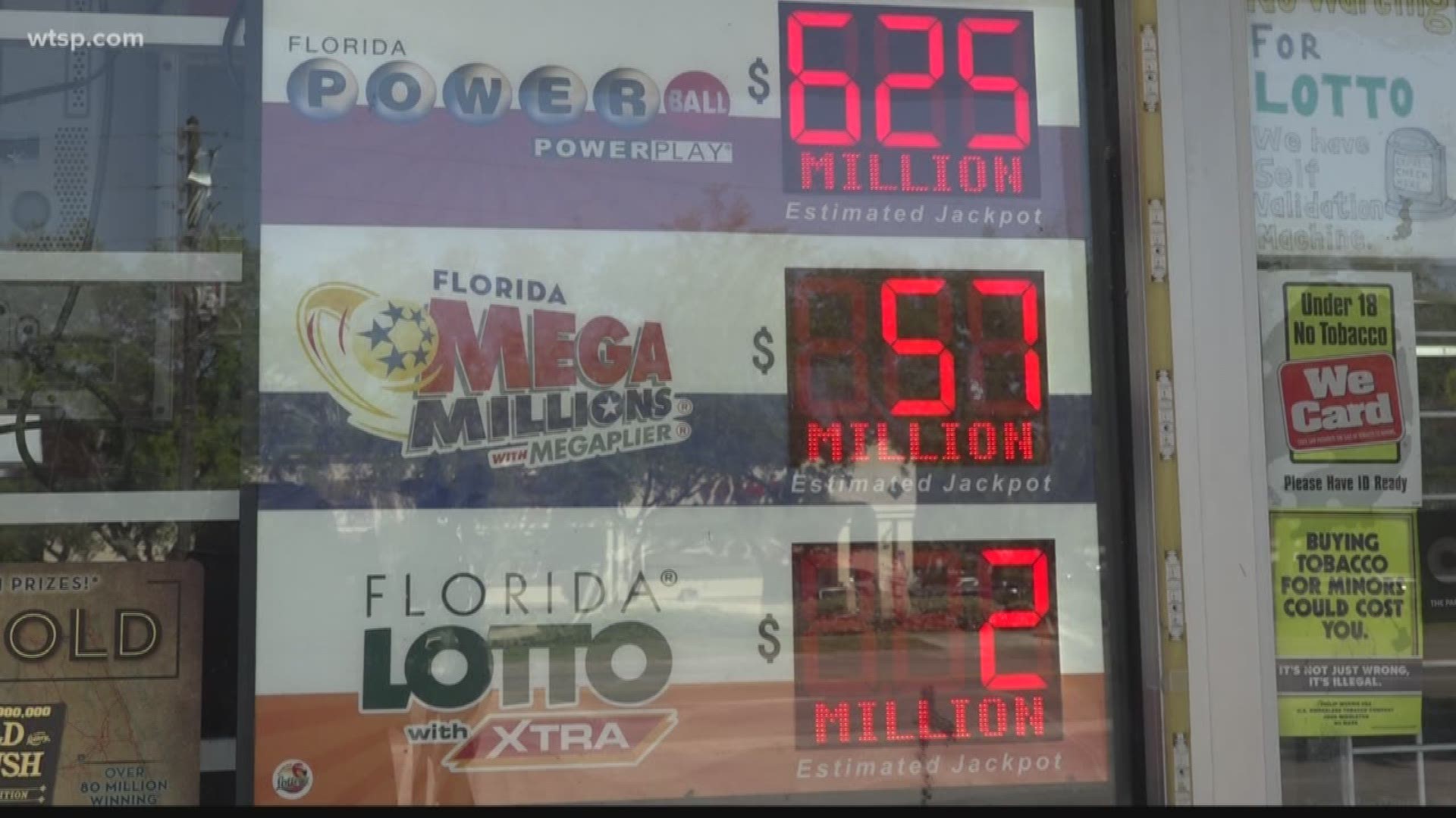 The Powerball jackpot will skyrocket to an estimated $750 million on Wednesday after nobody picked the correct numbers.