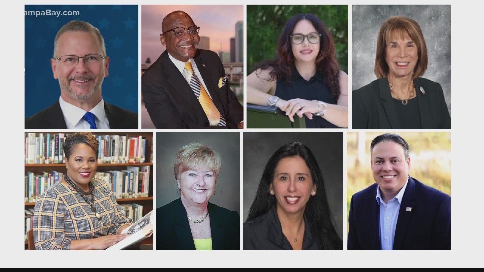 Eight candidates will face off Tuesday in runoff elections for positions on the Hillsborough County School Board.