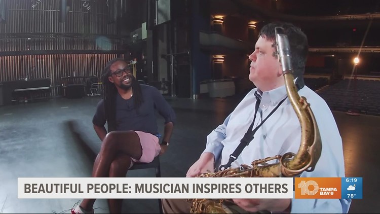 Beautiful People: Blind musician has been teaching music for 10 years at the Straz