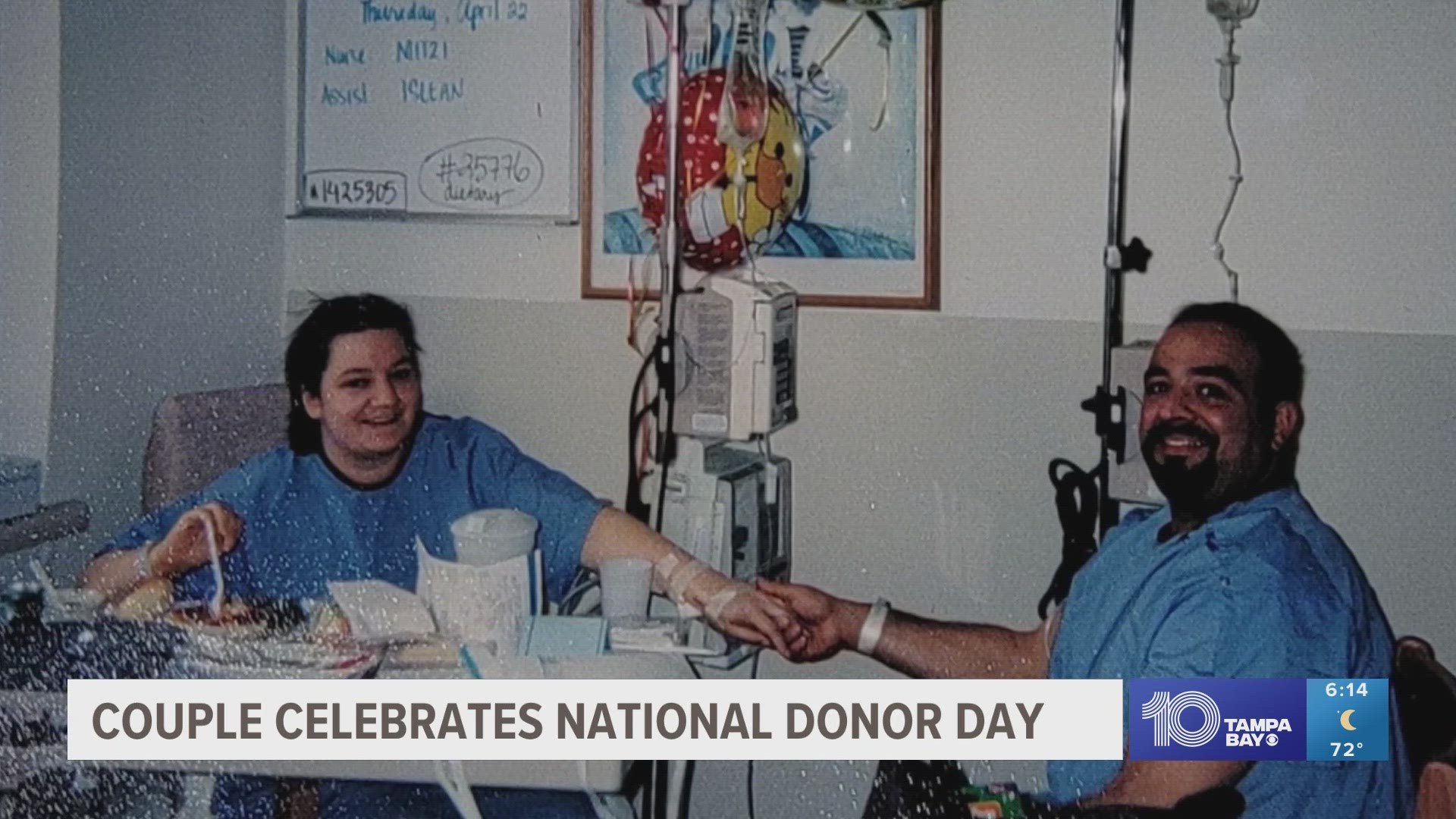 The couple is now working to raise awareness about the importance of organ transplants.