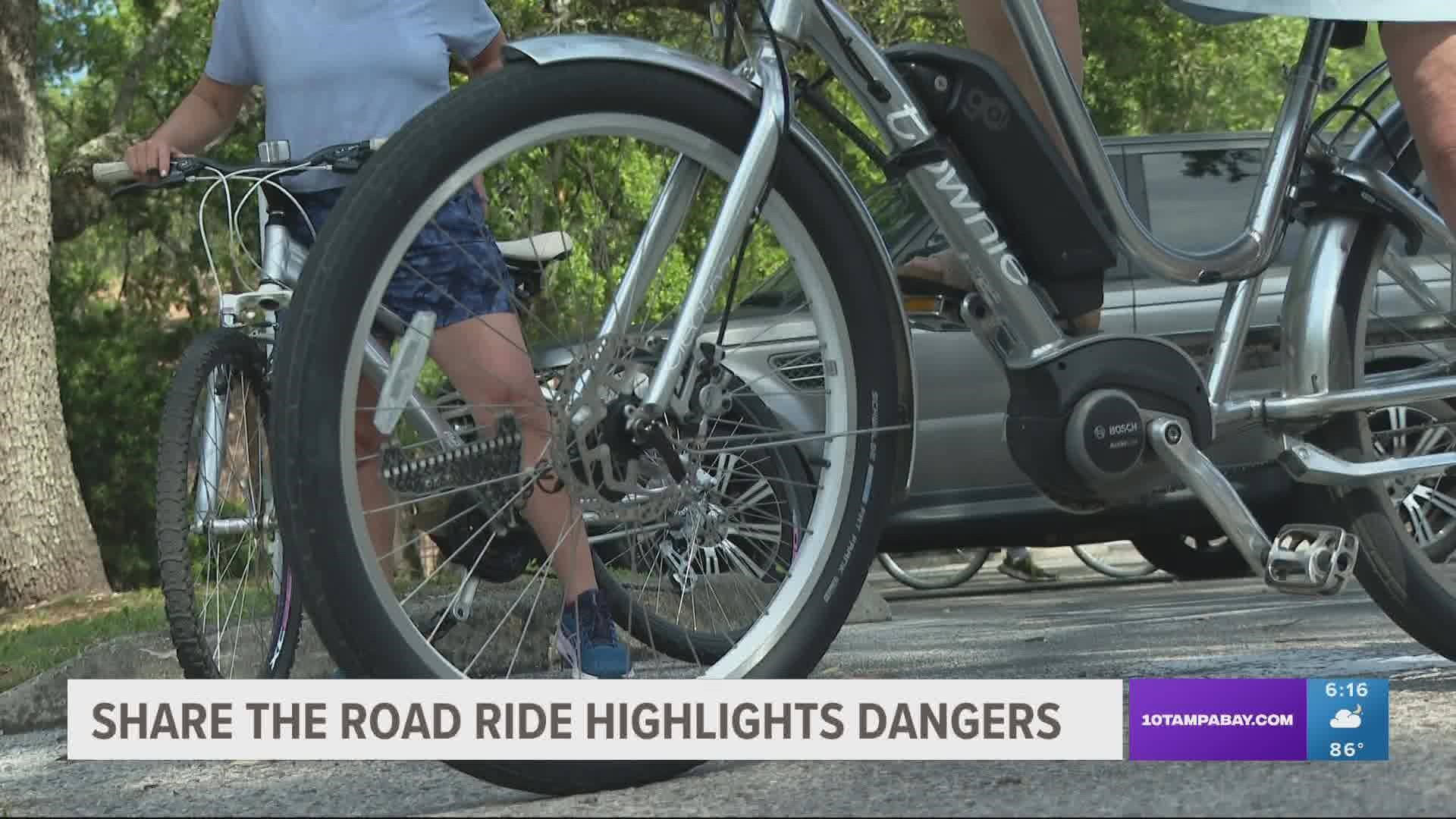 Florida is among the top states in the nation when it comes to cycling crashes and pedestrian deaths.