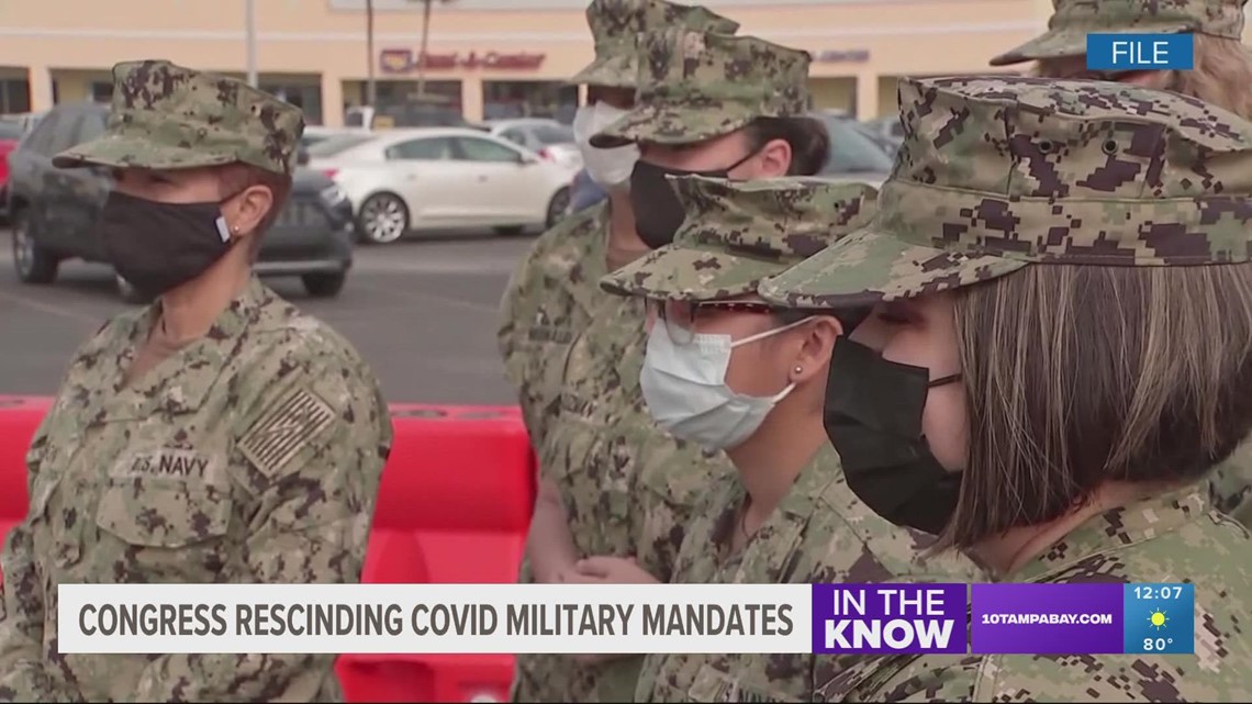 Congress to rescind COVID-19 vaccine mandate for military