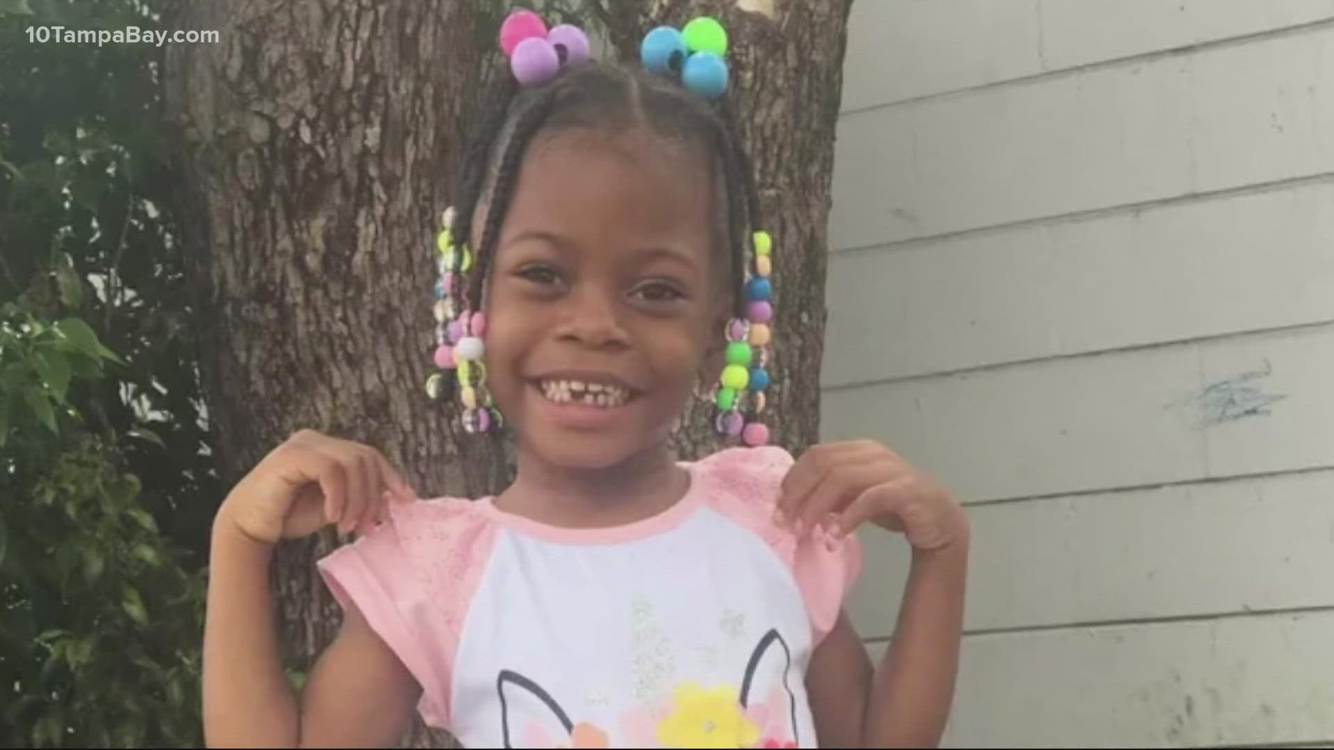 Despite efforts to save her, the 4-year-old died at the hospital.