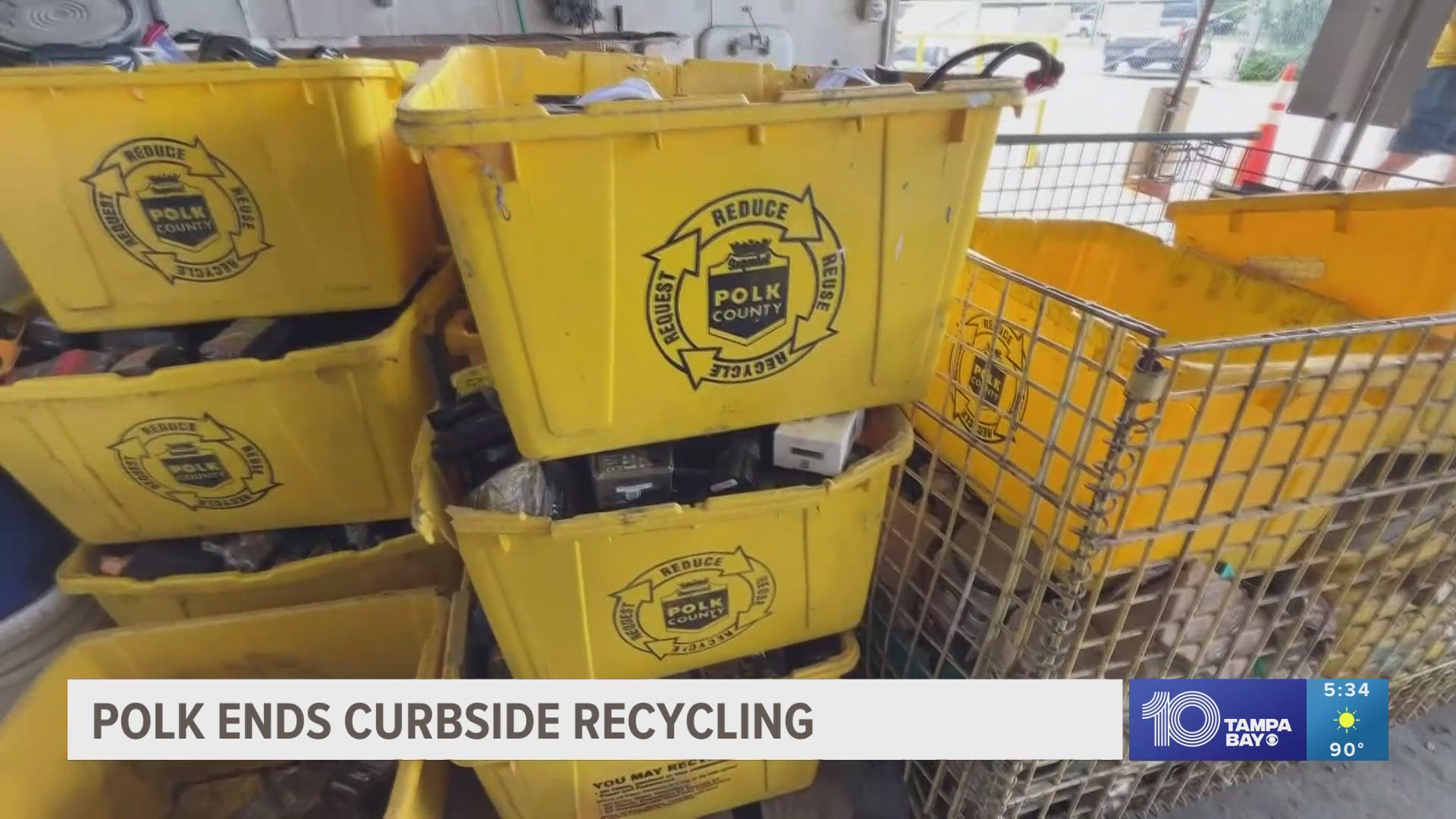 For those in Polk County who want to continue recycling, they can still drop off those materials themselves at the landfill.