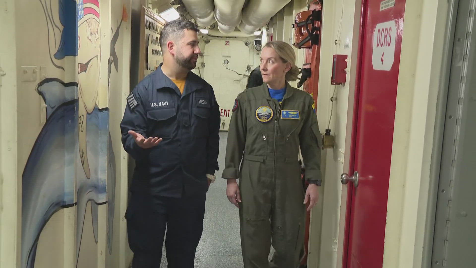 Commander Kristina O'Connor, a University of South Florida grad, is the senior medical officer aboard the U.S.S. Gerald R. Ford.