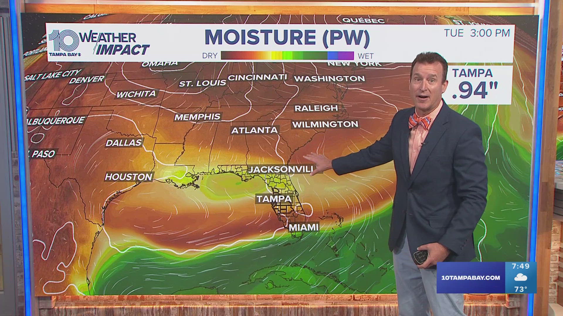 Meteorologist Mike Prangley keeps you informed, prepared and connected with a beautiful weather forecast for cleanup.