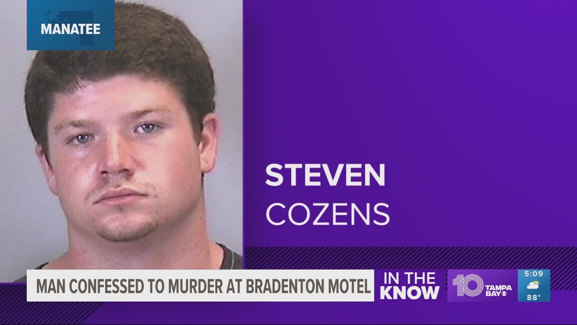 Investigators say Steven Cozens was charged with second-degree murder after he admitted to killing the woman.