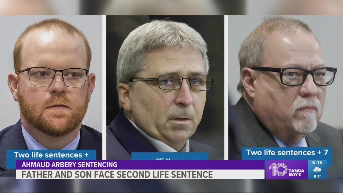 Father, son get life for hate crime in Ahmaud Arbery’s death, neighbor sentenced to 35 years
